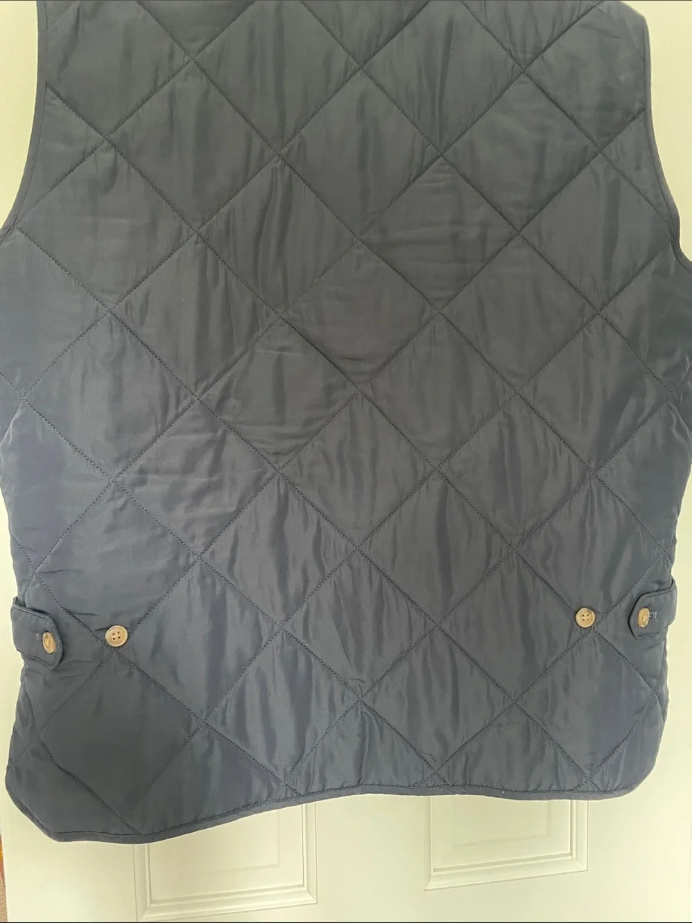 J. Crew Quilted Navy Vest